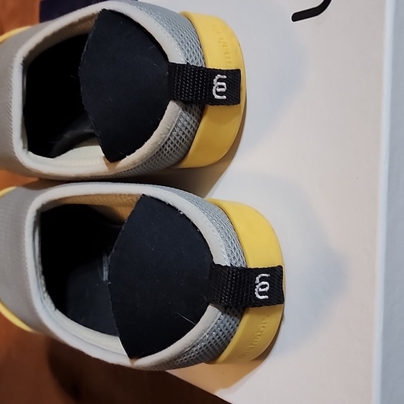 Mahabis summer slippers gray with yellow sz EU 38 us 8 - Picture 3 of 11